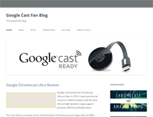 Tablet Screenshot of chromecastchat.com